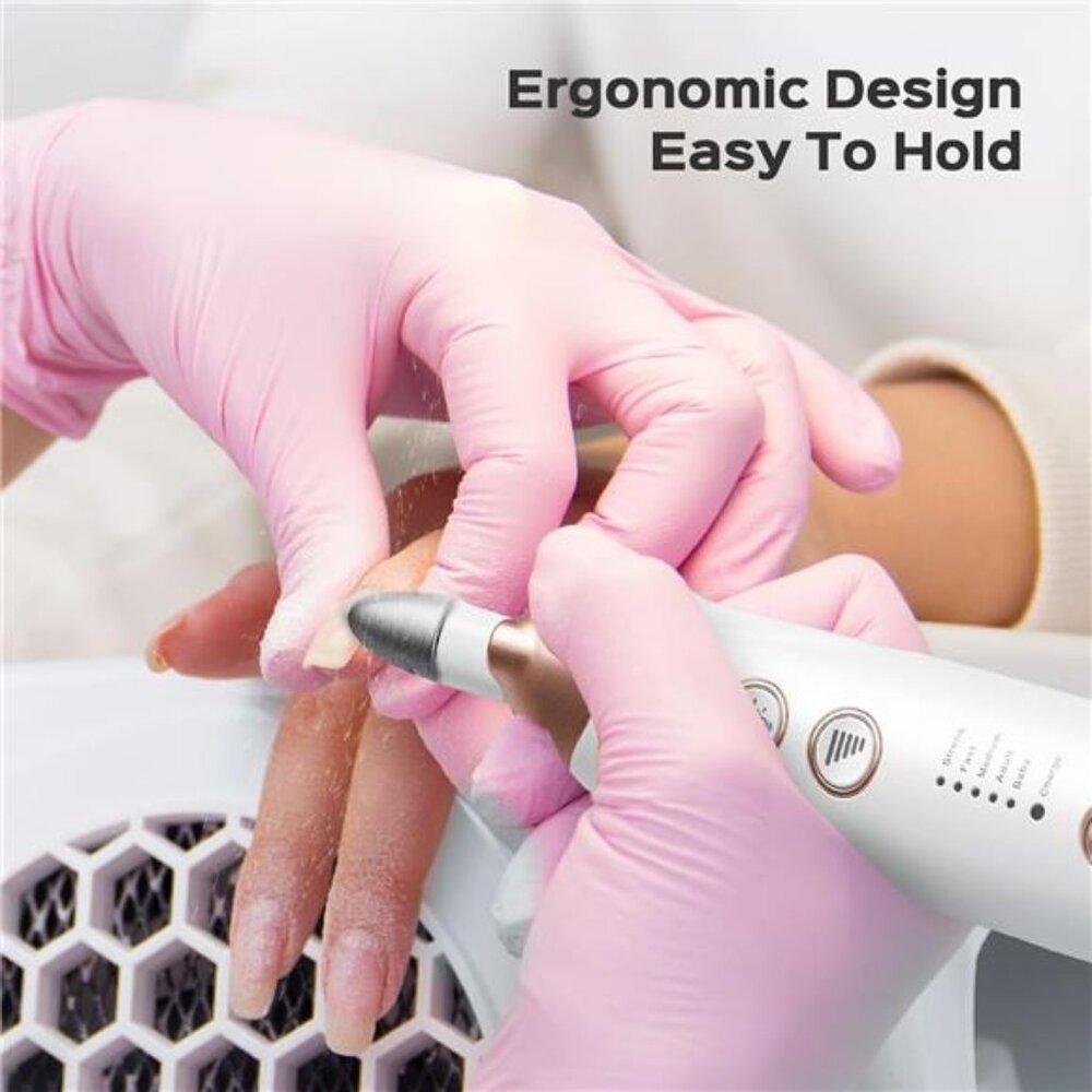 Professional Manicure Pedicure Kit:5 in 1 Electric Nail File Set Toenail Grinder - Picture 4 of 7